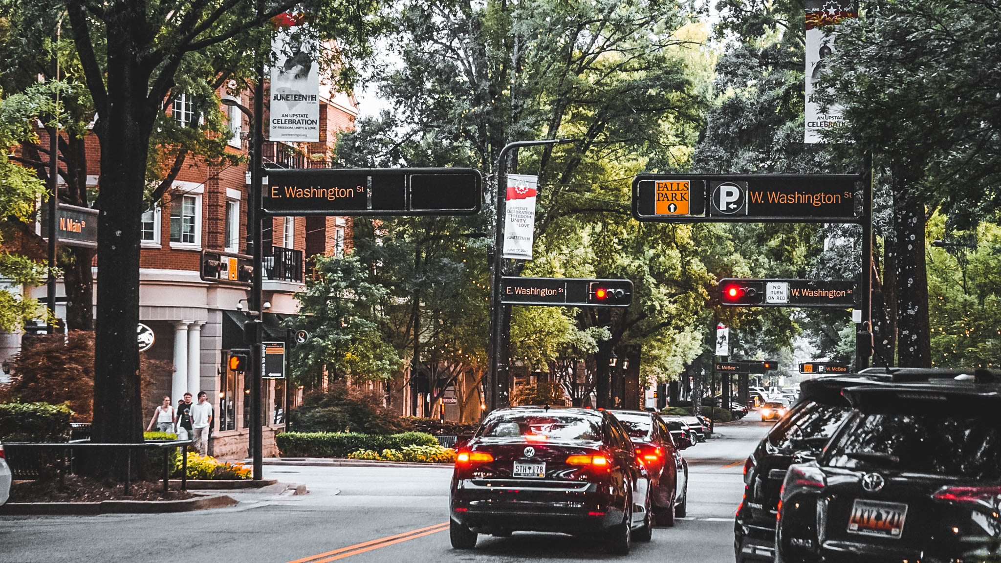 Greenville County business district